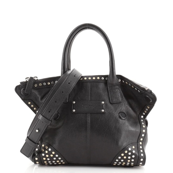 Alexander McQueen Handbags - Alexander McQueen De Manta Tote Studded Leather Mini